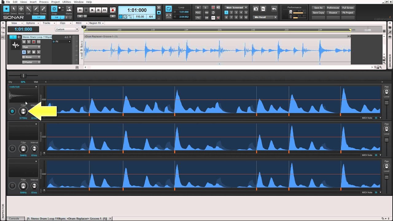 Extracting Hits From Loops
