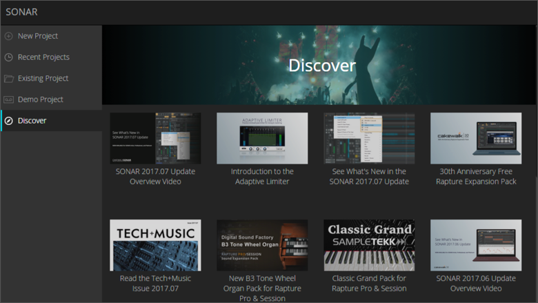 Discover Tab