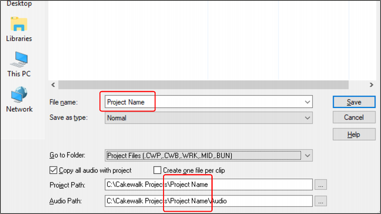 Improved Project Handling