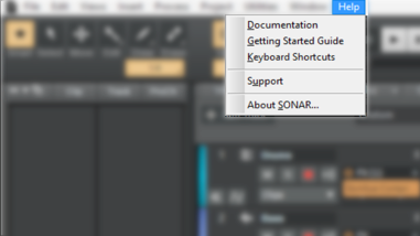 Simplified Help Menu