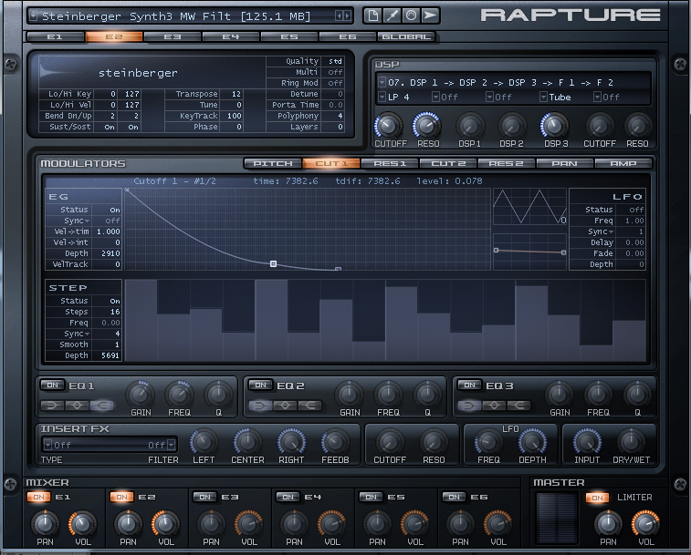 Rapture Steinberger Pack