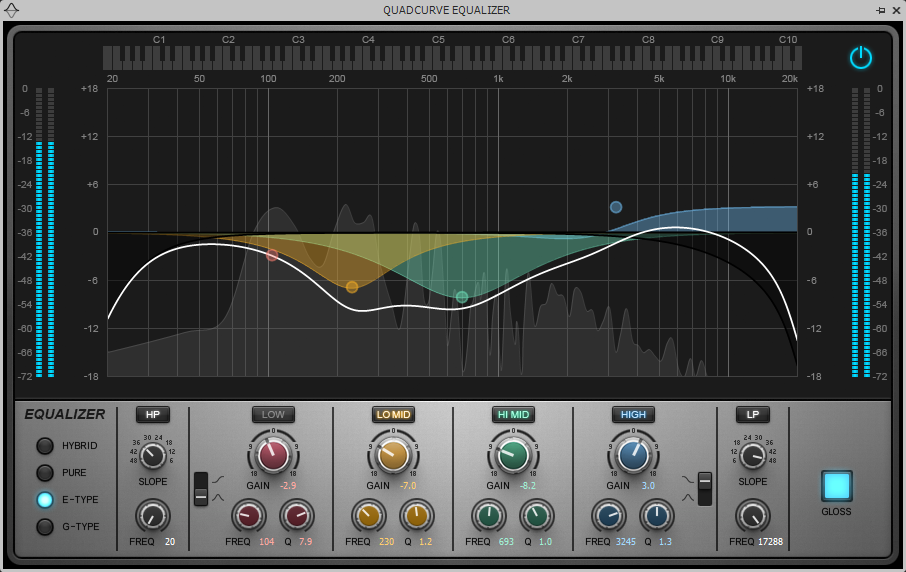 Rhythm Natural EQ setting for the J-200