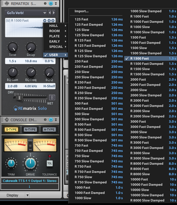 REmatrix Solo imported IRs