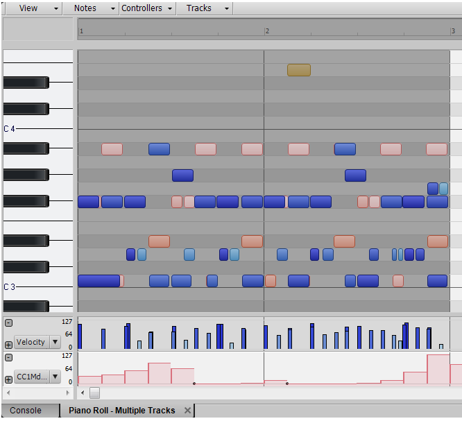 Piano Roll View