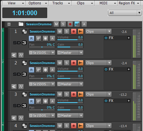 Waveform preview button