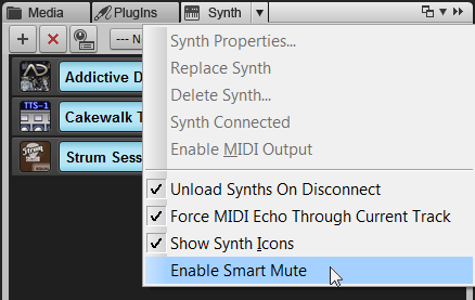 Enable Smart Mute option in the Browser