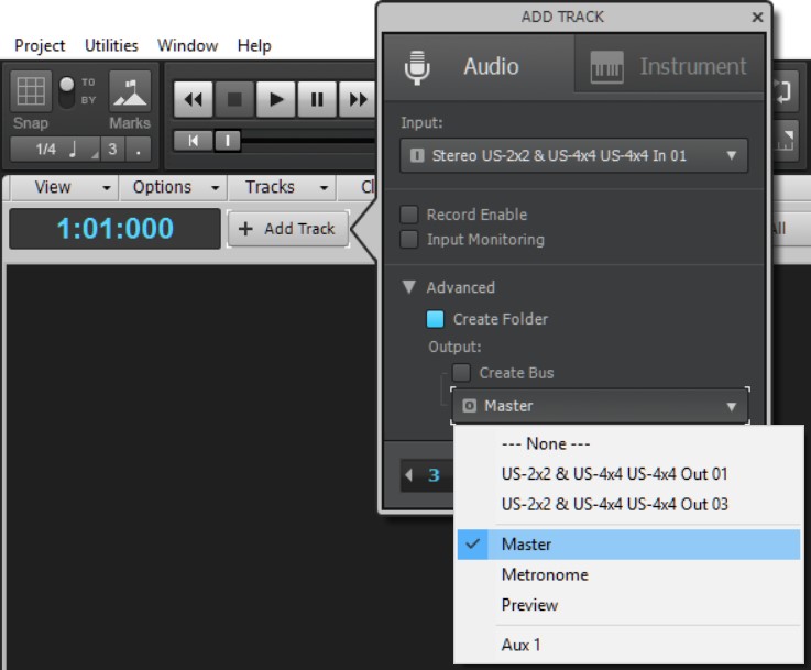 Audio Track Flyout 2