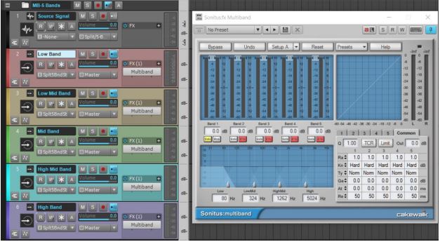 Multiband Processing Track Templates 1