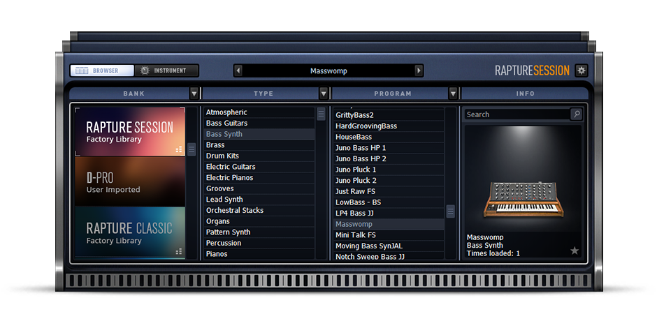 Rapture Session Browser
