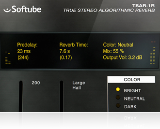 TSAR-1R Reverb preview