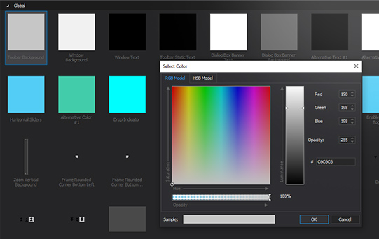 theme editor