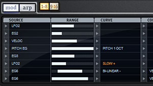 Mod Matrix Additions