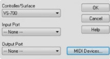 Control Surface Config.