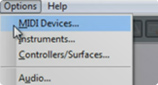 MIDI Devices Setup
