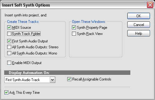 Options Dialog