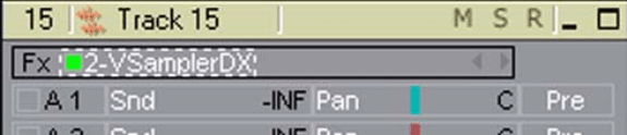 Double click on VSampler to bring up its user interface