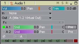 Processed volume tracks