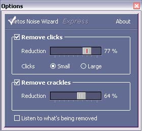 Remove clicks