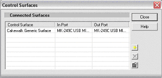 control surfaces dialog