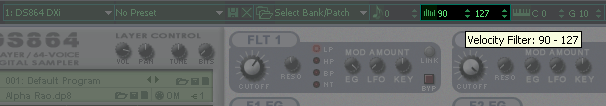 configure velocity layers