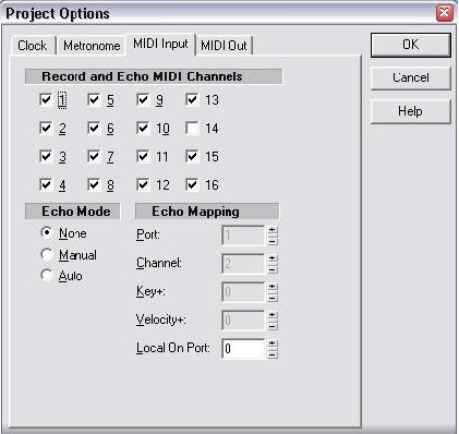 Project Options