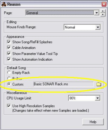 Open Basic SONAR Rack
