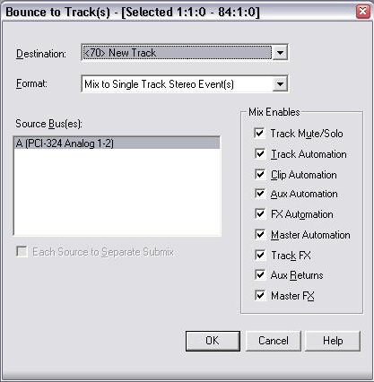 Bounce to Tracks