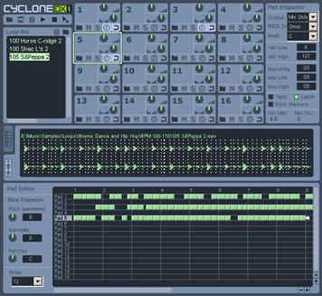 Cyclone DXi Screen Shot