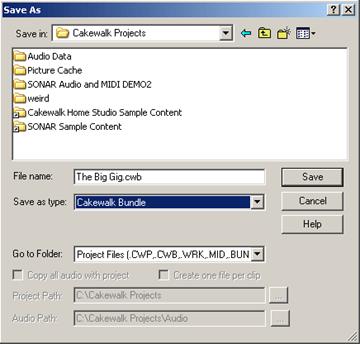 save as dialog