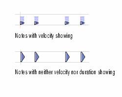 with velocity vs without velocity